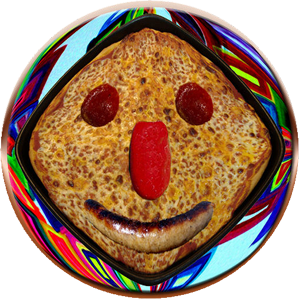 Funny Pizza Face
